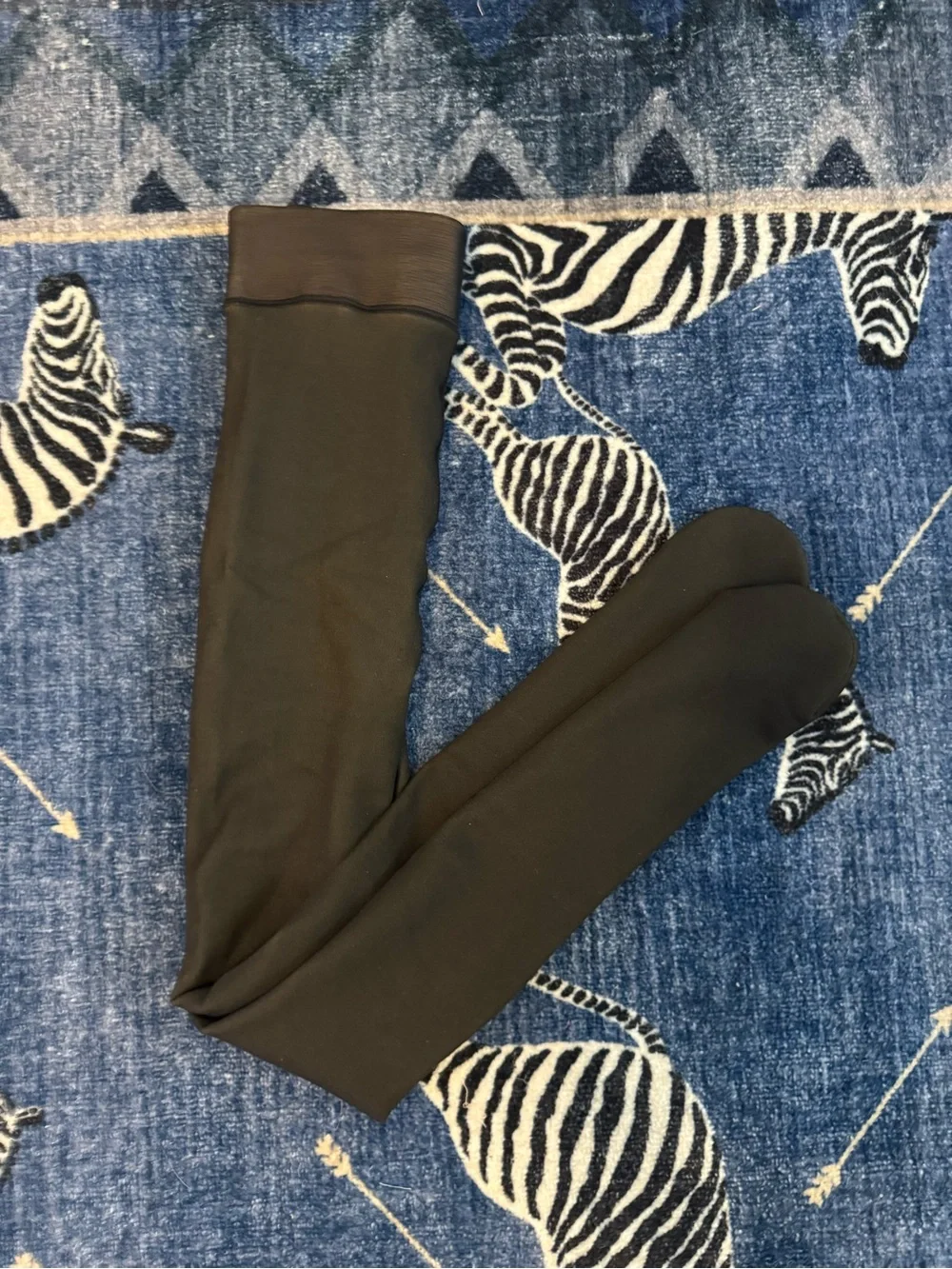 Black Fleece Lined Tights